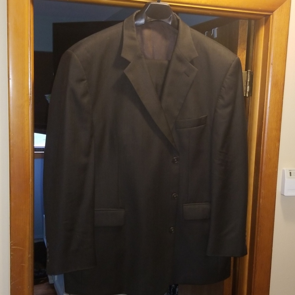 Brown mens suit